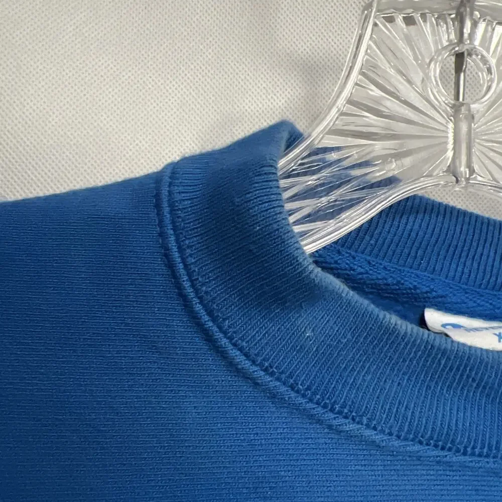 Vintage Champion Reverse Weave Crewneck Sweatshirt Blue Pullover X-Small - Picture 5 of 12
